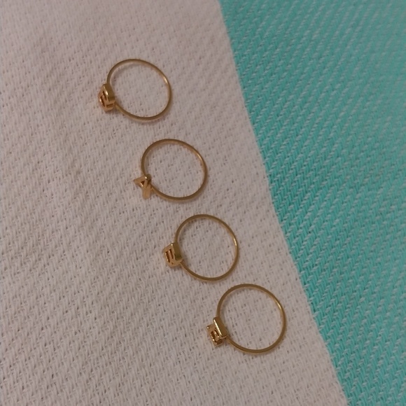 Forever 21 Gold Babe Rings 💍 - Picture 5 of 9